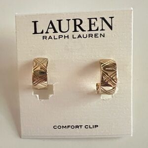 Lauren Ralph Lauren Comfort Clip On Hoop Earrings